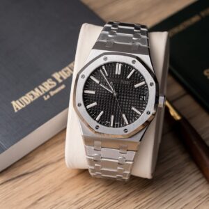 Đồng Hồ Audemars Piguet 15500ST Replica 11 Mặt Số Đen ZF 41mm (1)