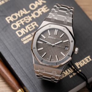 Đồng Hồ Audemars Piguet 15500ST Replica 11 Mặt Số Xám ZF 41mm (2)