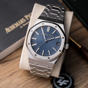 Đồng Hồ Audemars Piguet 15500ST Replica 11 Mặt Xanh Dương ZF 41mm (1)