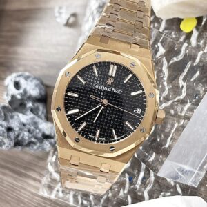 Đồng Hồ Audemars Piguet Royal Oak 15510OR Replica 11 Mặt Đen 41mm (2)