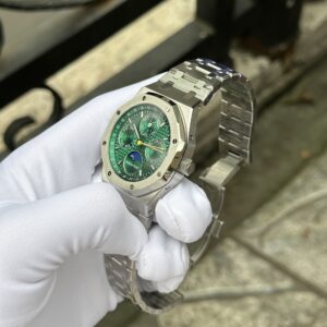Đồng Hồ Audemars Piguet Royal Oak 26574ST Replica 11 Mặt Xanh Lá 41mm (2)