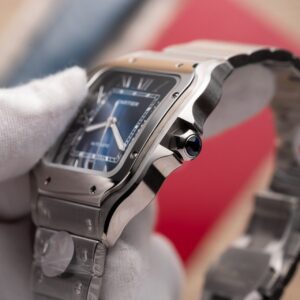 Đồng Hồ Cartier Santos de Cartier WSSA0013 Rep 11 Blue Dial BV 39 (9)