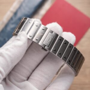 Đồng Hồ Cartier Santos de Cartier WSSA0013 Rep 11 Blue Dial BV 39 (9)