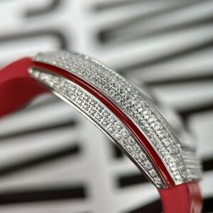 Đồng Hồ Franck Muller V32 Đính Full Đá Màu Đỏ Rep 11 ABF 36mm (2)