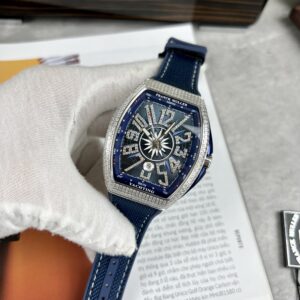 Đồng Hồ Franck Muller V45 Blue Dial Replica Cao Cấp ABF 45mm (2)
