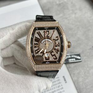 Đồng Hồ Franck Muller Vanguard V45 Đính Full Đá ABF 45mm (1)