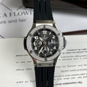 Đồng Hồ Hublot Big Bang Chronograph Đính Đá Replica Cao Cấp (7)