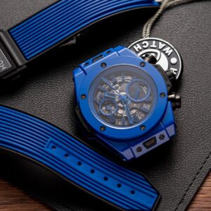 Đồng Hồ Hublot Big Bang Unico Ceramic Blue Replica 11 BBF 44mm (1)