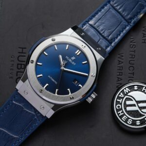 Đồng Hồ Hublot Classic Fusion Màu Xanh Dương Rep 11 Nhà Máy JJF