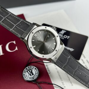 Đồng Hồ Hublot Classic Fusion Titanium Màu Xám Rep 11 JJF 42mm (1)