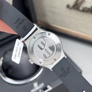 Đồng Hồ Hublot Nữ Đính Kim Cương Moissanite Màu Đen 33mm (4)