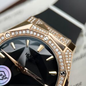 Đồng Hồ Hublot Orlinski Độ Kim Cương Moissanite Demi King Gold 40mm (1)