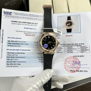 Đồng Hồ Hublot Orlinski Độ Kim Cương Moissanite Demi King Gold 40mm (1)