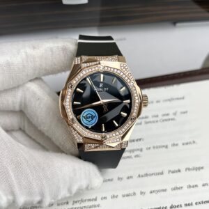 Đồng Hồ Hublot Orlinski Độ Kim Cương Moissanite Demi King Gold 40mm (1)