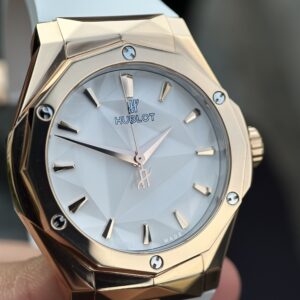 Đồng Hồ Hublot Orlinski King Gold Màu Trắng Rep 11 APS 40mm (1)