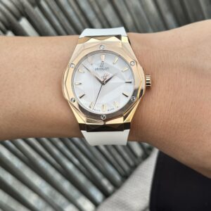 Đồng Hồ Hublot Orlinski King Gold Màu Trắng Rep 11 APS 40mm (1)