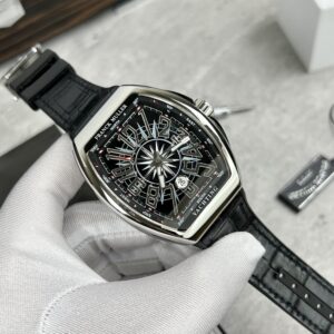 Đồng Hồ Nam Franck Muller V45 Replica 11 Màu Đen ABF Factory 45mm (2)