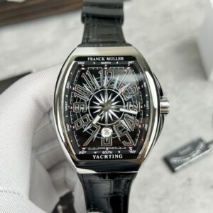 Đồng Hồ Nam Franck Muller V45 Replica 11 Màu Đen ABF Factory 45mm (2)