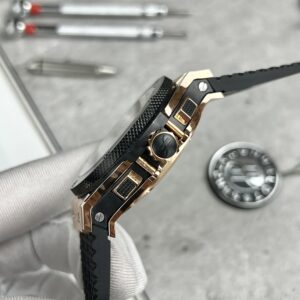 Đồng Hồ Nam Hublot Big Bang King Gold Viền Đen Fake 11 44mm (6)
