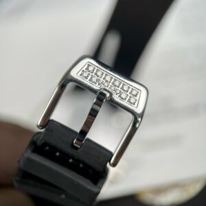 Đồng Hồ Nữ Franck Muller V32 Đính Full Đá Màu Đen 36mm (1)