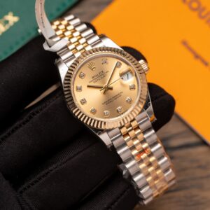 Đồng Hồ Nữ Rolex DateJust Replica 11 Bọc Vàng Thật 18K GMF 31mm (1)