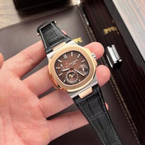 Đồng Hồ Patek Philippe 5712R Demi Rose Gold Nhà Máy GR 40mm (1)