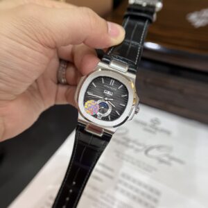 Đồng Hồ Patek Philippe 5726G Dây Da Màu Đen GRF 40 (3)