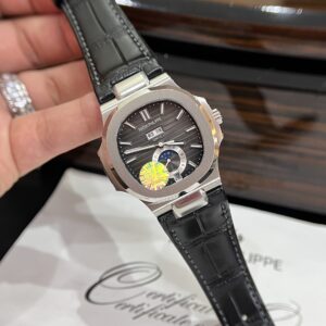 Đồng Hồ Patek Philippe 5726G Dây Da Màu Đen GRF 40 (3)