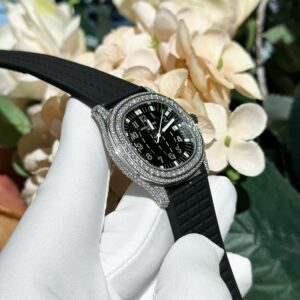 Đồng Hồ Patek Philippe Aquanaut 5069G Đính Kim Cương Moissanite 35 (1)