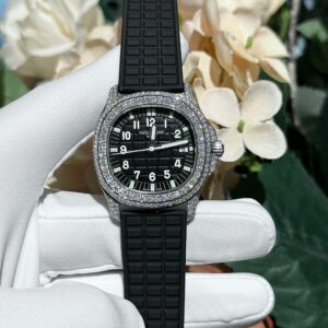 Đồng Hồ Patek Philippe Aquanaut 5069G Đính Kim Cương Moissanite 35 (1)