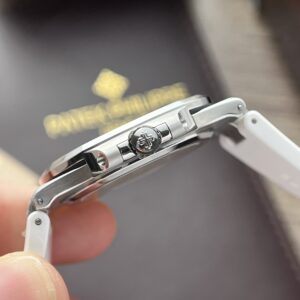 Đồng Hồ Patek Philippe Nautilus 5711 Dây Cao Su Trắng 3K Factory 40mm (1)