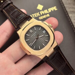Đồng Hồ Patek Philippe Nautilus 5711 Replica 11 Dây Da Nâu 3K Factory (8)