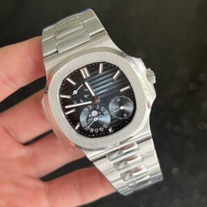 Đồng Hồ Patek Philippe Nautilus 5712 Mặt Xanh Đen Replica 11 GRF 40mm (2)