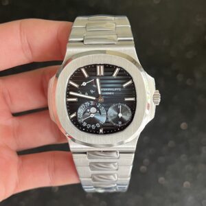 Đồng Hồ Patek Philippe Nautilus 5712 Mặt Xanh Đen Replica 11 GRF 40mm (2)