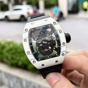 Đồng Hồ Richard Mille RM052 Tourbillon Skull Carbon Rep 11 EUR 43mm (2)
