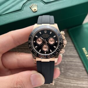 Đồng Hồ Rolex Cosmograph Daytona 116515LN Replica 11 Vàng Hồng BTF 40mm (9)