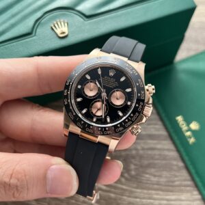 Đồng Hồ Rolex Cosmograph Daytona 116515LN Replica 11 Vàng Hồng BTF 40mm (9)