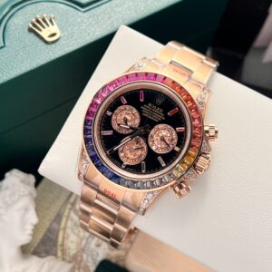 Đồng Hồ Rolex Cosmograph Daytona 116595RBOW Replica 11 Noob 40mm (1)