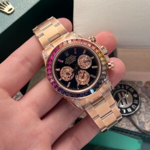 Đồng Hồ Rolex Cosmograph Daytona 116595RBOW Replica 11 Noob 40mm (1)