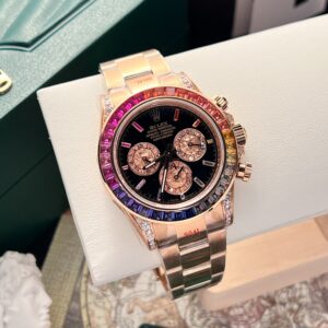 Đồng Hồ Rolex Cosmograph Daytona 116595RBOW Replica 11 Noob 40mm (1)