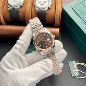 Đồng Hồ Rolex DateJust 126331 Replica 11 Mặt Chocolate (5)
