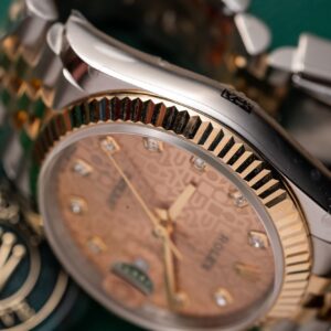 Đồng Hồ Rolex DateJust Bọc Vàng 18K Mặt Vi Tính GM Factory 36mm (8)