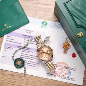 Đồng Hồ Rolex DateJust Bọc Vàng 18K Mặt Vi Tính GM Factory 36mm (8)