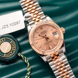 Đồng Hồ Rolex DateJust Bọc Vàng Hồng Rep 11 Mặt Cá Hồi GMF 31mm (2)