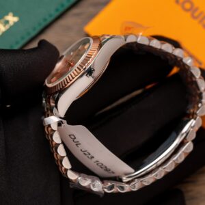 Đồng Hồ Rolex DateJust Bọc Vàng Hồng Rep 11 Mặt Cá Hồi GMF 31mm (2)