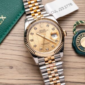Đồng Hồ Rolex DateJust Bọc Vàng Thật Mặt Nếp Gấp GMF 36mm (1)