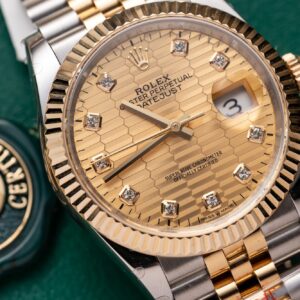 Đồng Hồ Rolex DateJust Bọc Vàng Thật Mặt Nếp Gấp GMF 36mm (1)