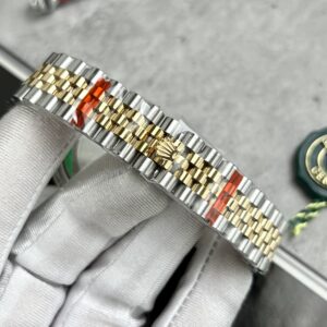 Đồng Hồ Rolex DateJust Mặt Số Xà Cừ DemiGold Fake 11 31mm (1)