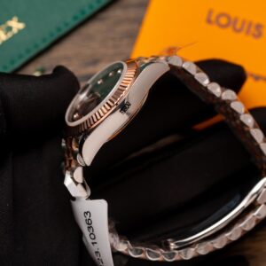 Đồng Hồ Rolex DateJust Nữ Bọc Vàng Mặt Chocolate Rep 11 31mm (2)