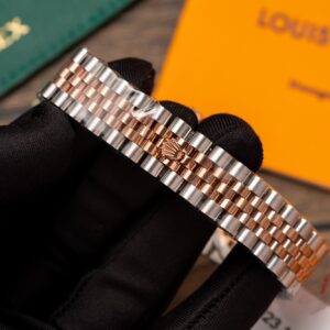 Đồng Hồ Rolex DateJust Nữ Bọc Vàng Mặt Chocolate Rep 11 31mm (7)